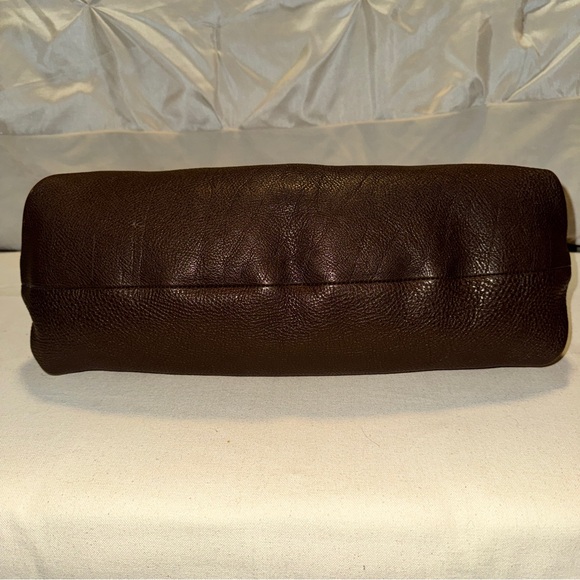 Salvatore Ferragamo Dark Brown Leather Hobo Bag - Picture 6 of 6